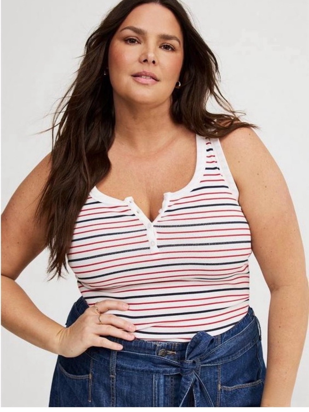 Torrid Scoop Henley Tank